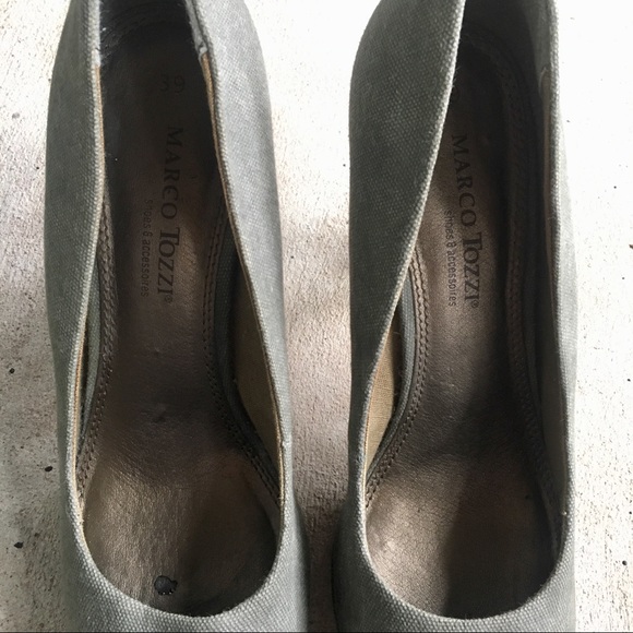 Cute Olive Marco Tozzi Heels - Picture 4 of 6